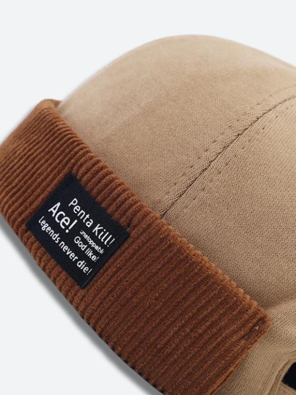 Corduroy Skull Cap