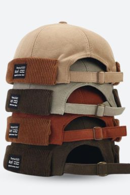 Corduroy Skull Cap