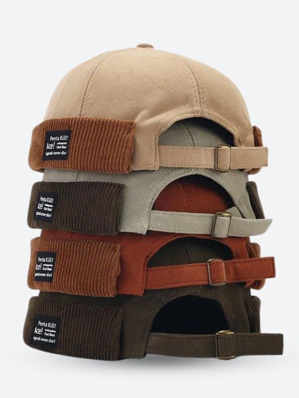Corduroy Skull Cap