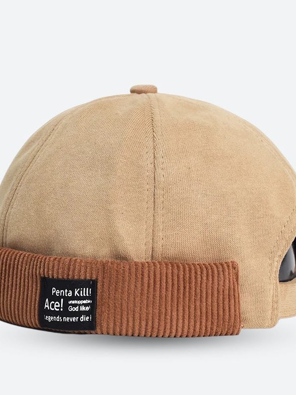 Corduroy Skull Cap