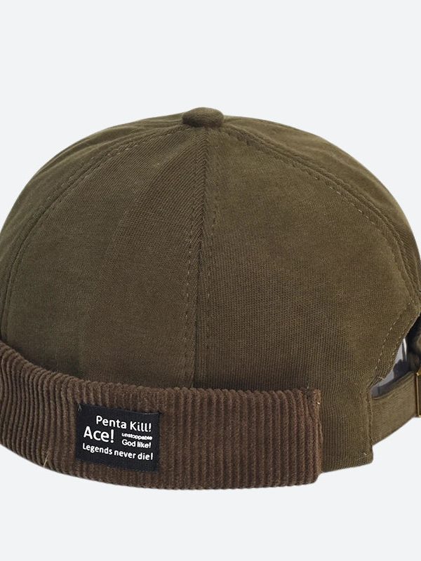 Corduroy Skull Cap