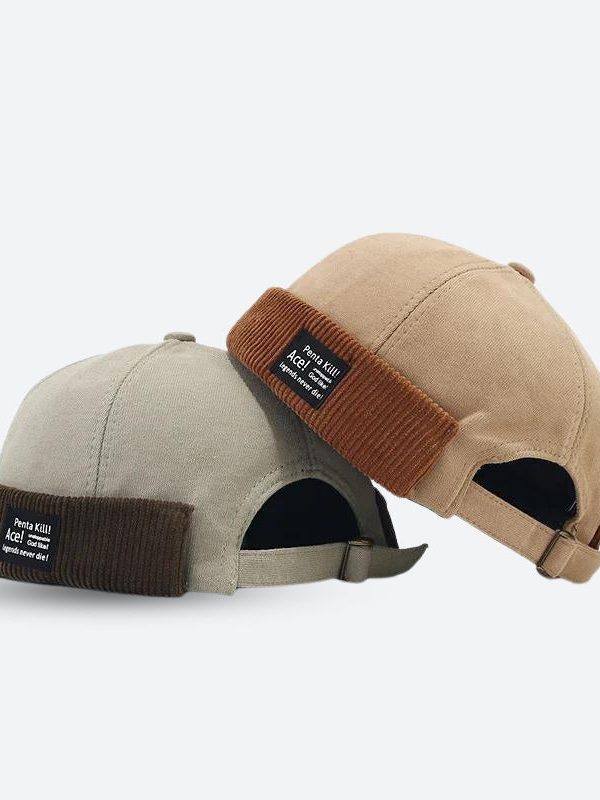 Corduroy Skull Cap