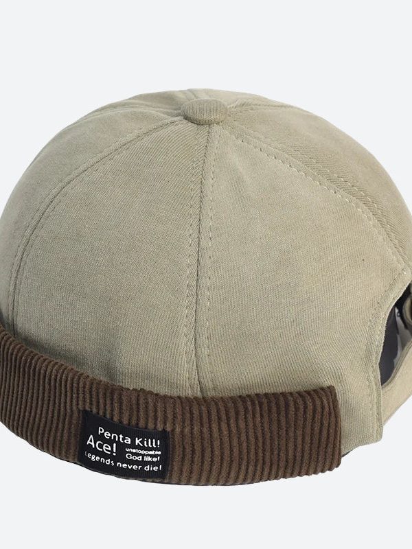 Corduroy Skull Cap