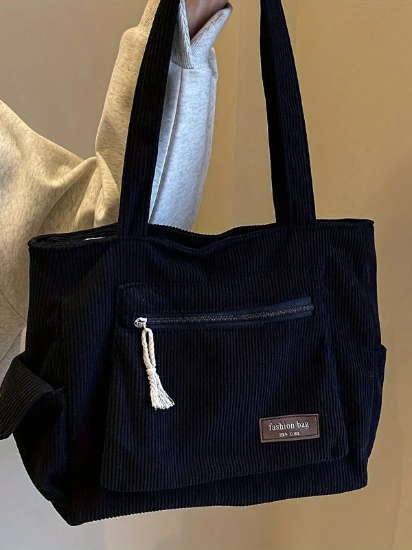 Corduroy Tote Bag