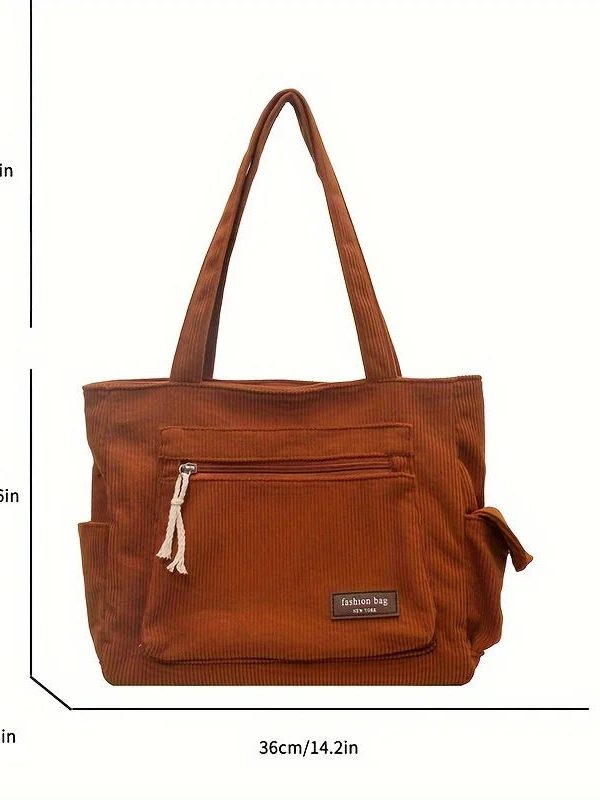 Corduroy Tote Bag
