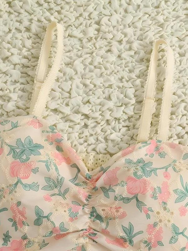 Cottagecore Floral Crop Top