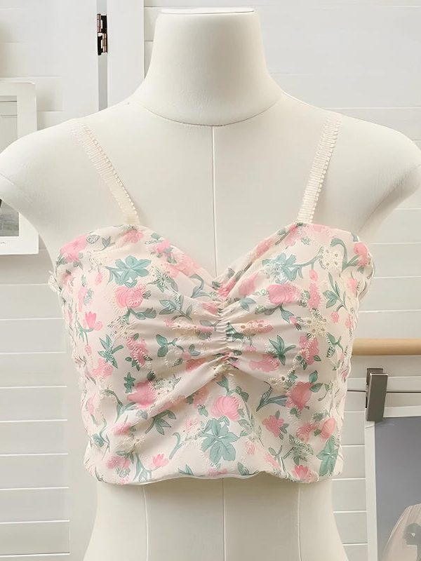 Cottagecore Floral Crop Top