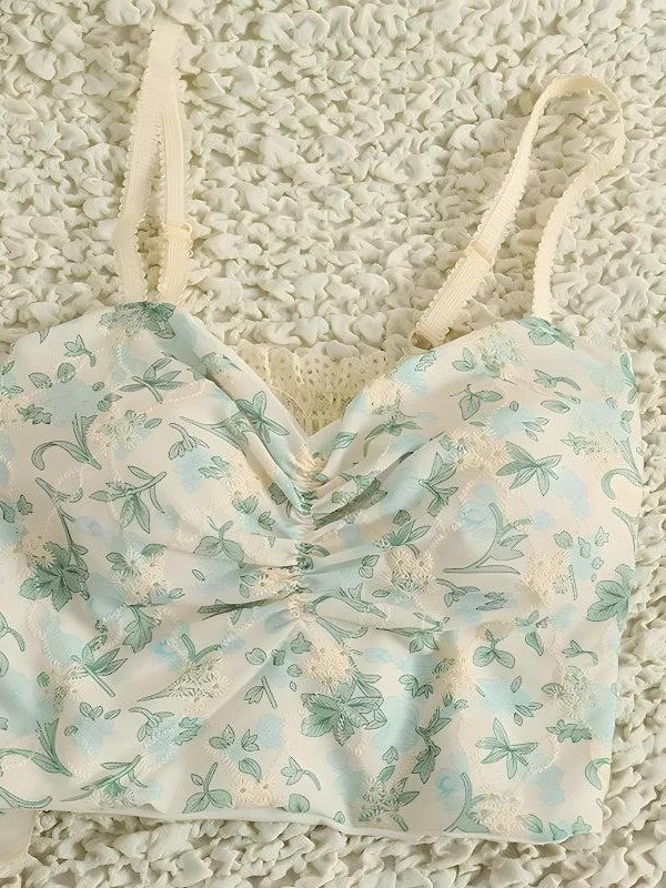 Cottagecore Floral Crop Top