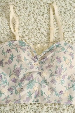 Cottagecore Floral Crop Top