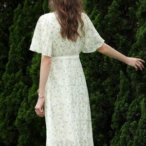 Cottagecore Floral Midi Dress