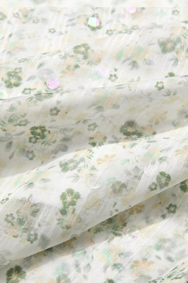 Cottagecore Floral Midi Dress