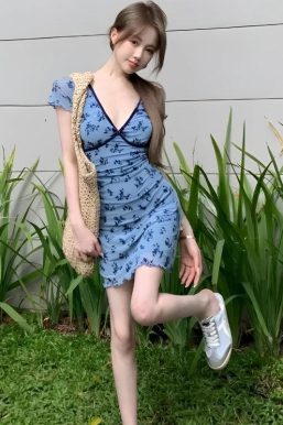 Cottagecore Floral Mini Dress