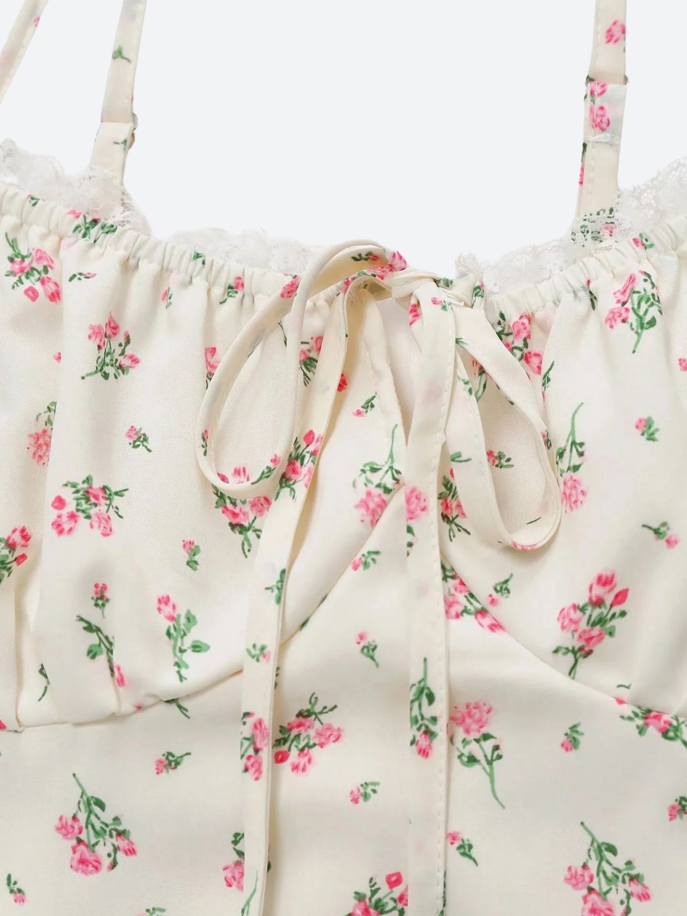 Cottagecore Floral Ruched Mini Dress Cottagecore Floral Ruched Mini Dress