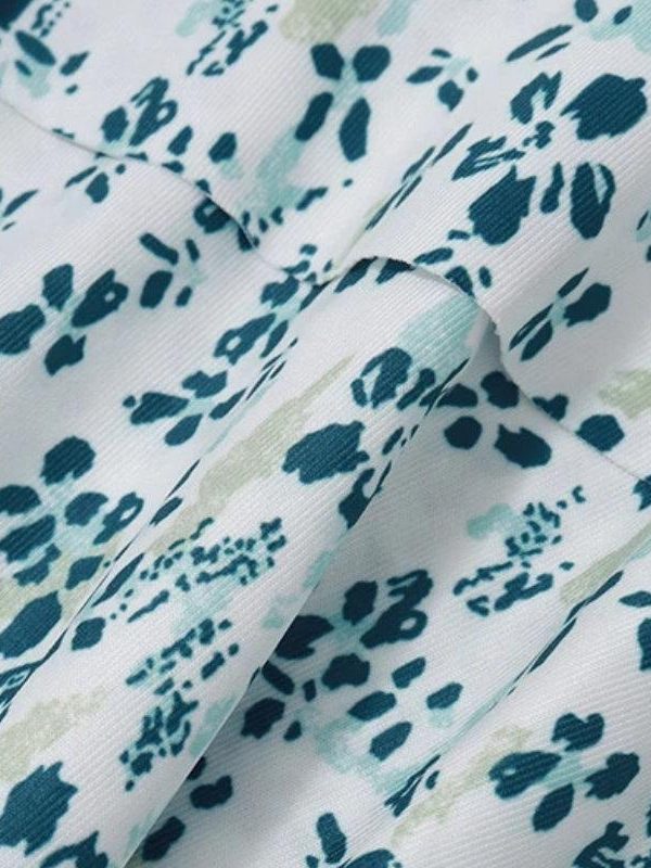 Cottagecore Floral Ruffled Mini Dress