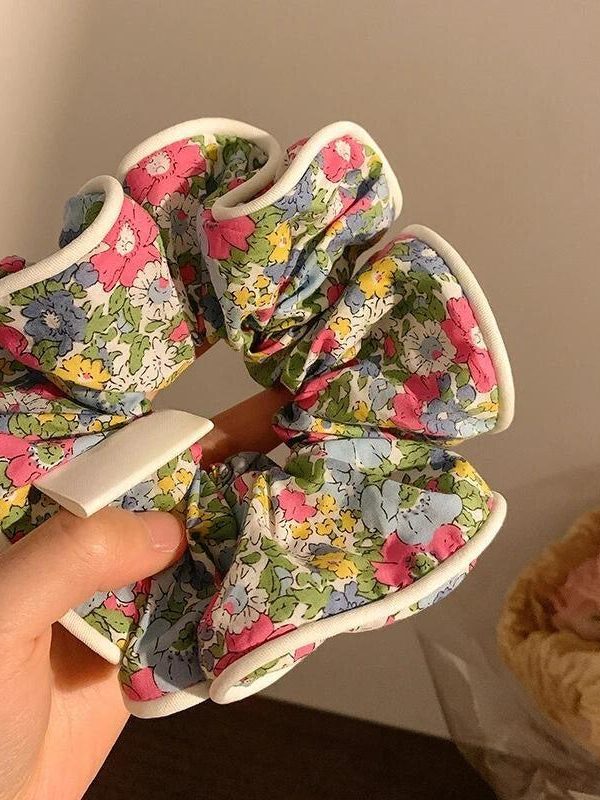 Cottagecore Floral Scrunchies