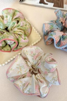 Cottagecore Floral Scrunchies