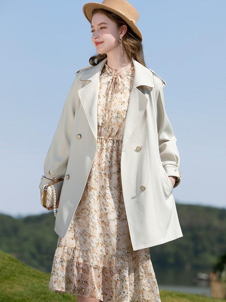 Cottagecore Lace Detailed Floral Midi Dress