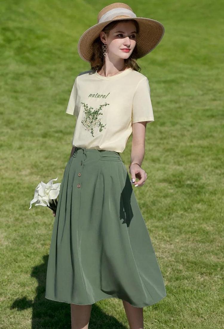 Cottagecore Natural Tee