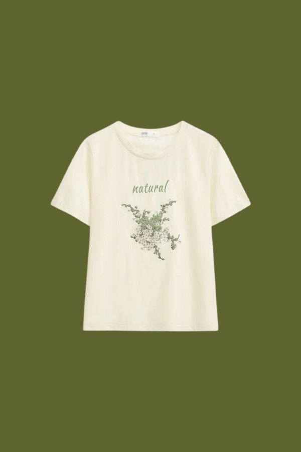 Cottagecore Natural Tee