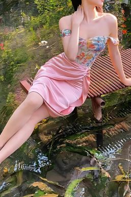 Cottagecore Spring Flowers Corset Top