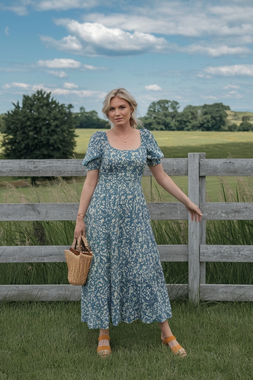 Country Side Dress to Impress Outfit for Fall Events outfit idea