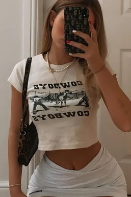 Cowboys Crop Tee