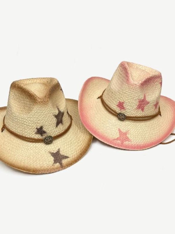 Cowgirl Adjustable Woven Straw Hat