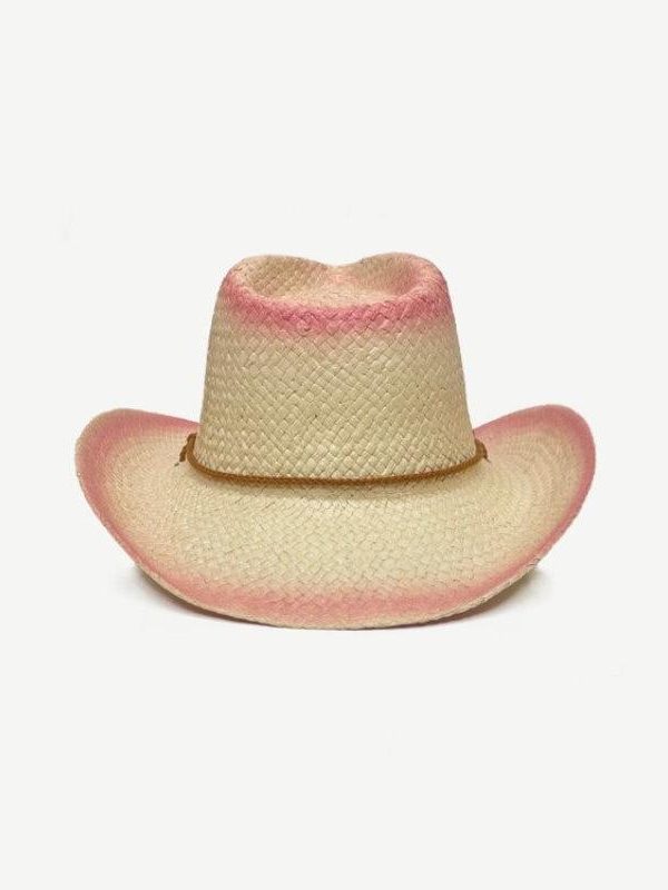Cowgirl Adjustable Woven Straw Hat