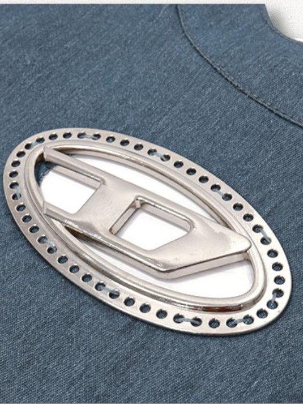 Cowgirl Denim Halter Corset Top