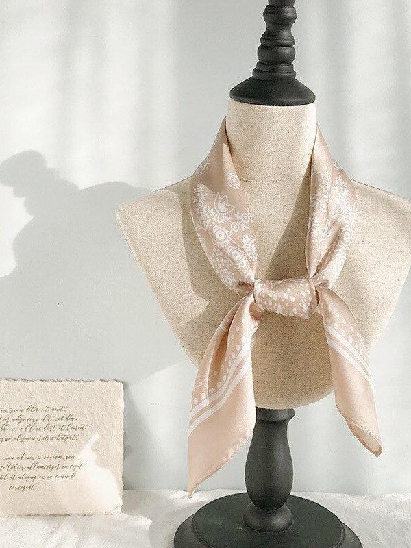 Cowgirl Satin Paisley Bandana