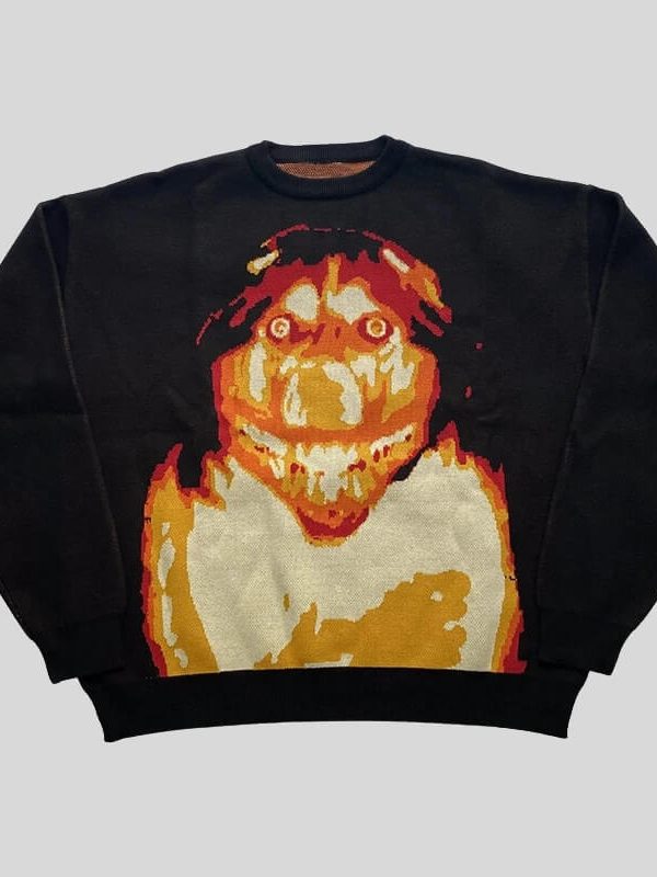 Creepy Face Sweater