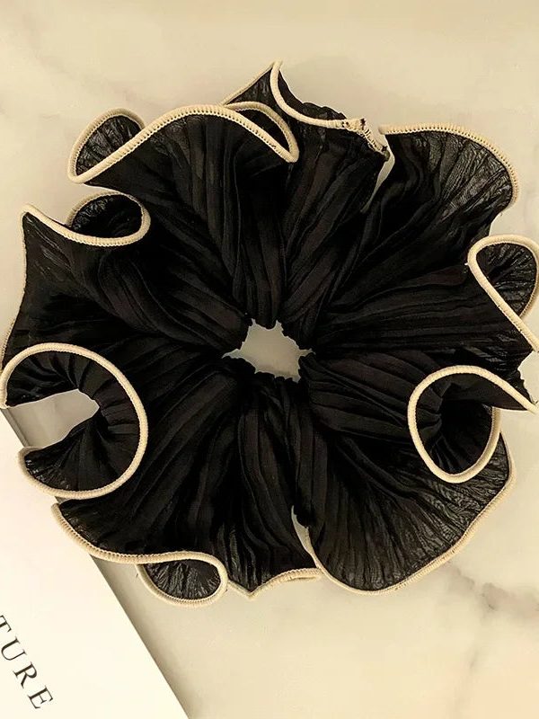 Crinkle Chiffon Scrunchies