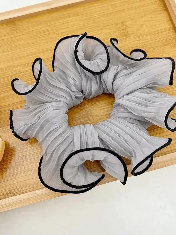 Crinkle Chiffon Scrunchies