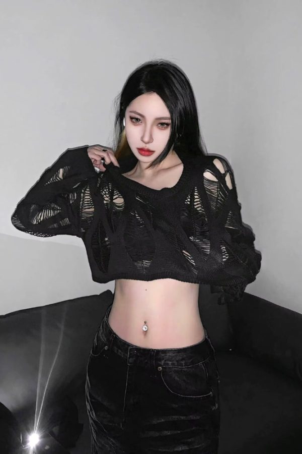 Crochet Crop Sweater