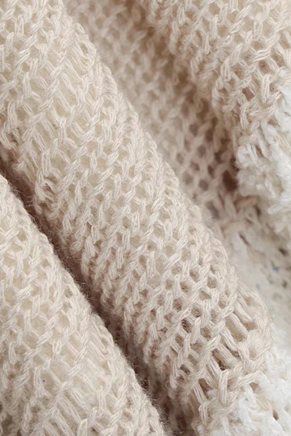 Crochet Distressed Maxi Dress