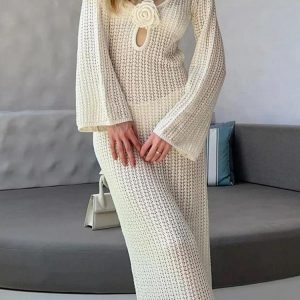 Crochet Maxi Dress