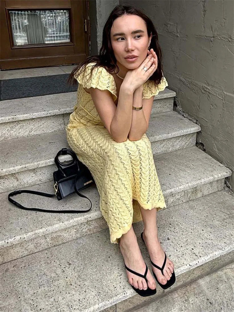 Crochet Midi Dress Crochet Midi Dress