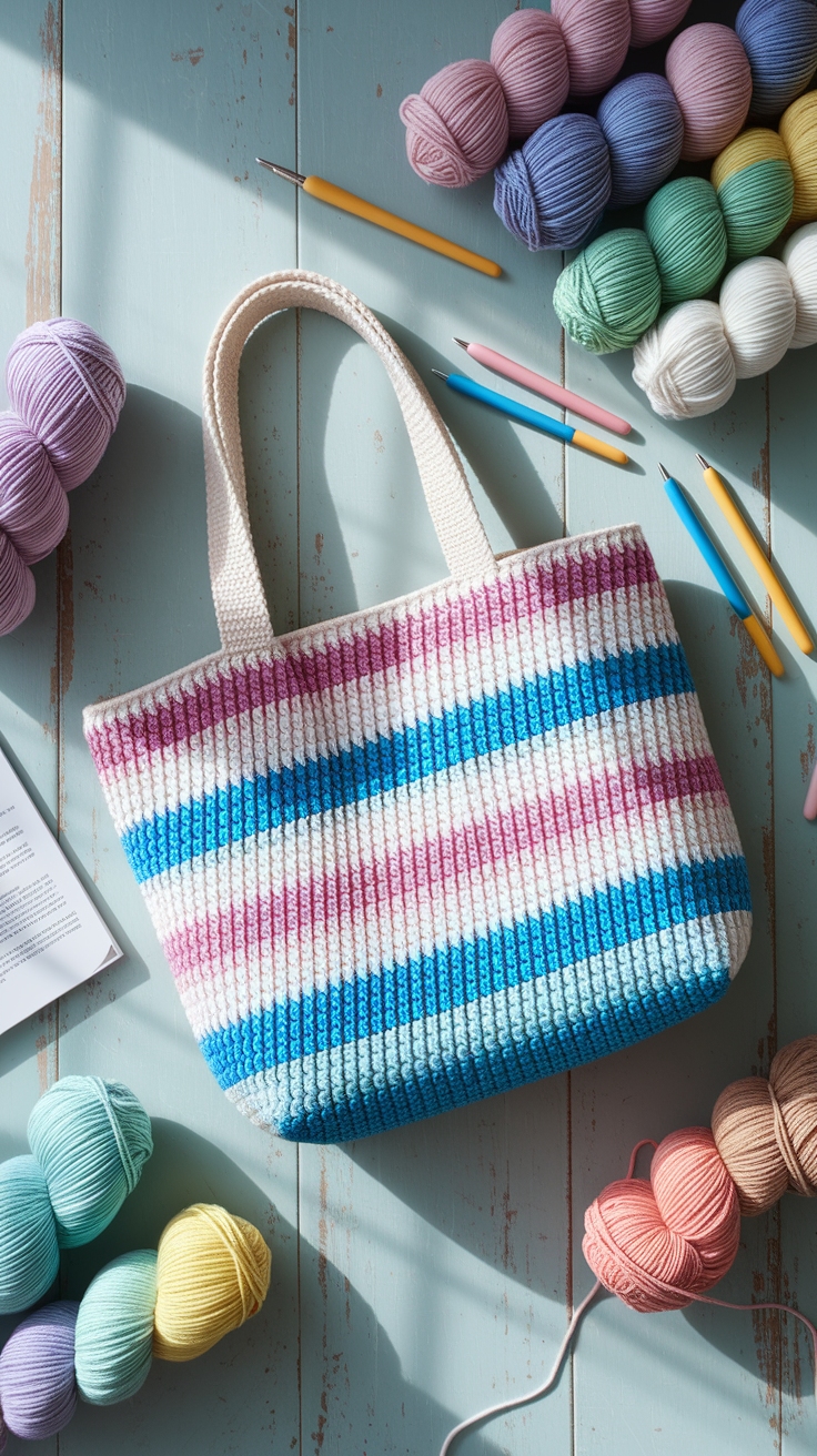 Crochet Tote Bag: The Perfect Summer Accessory outfit idea