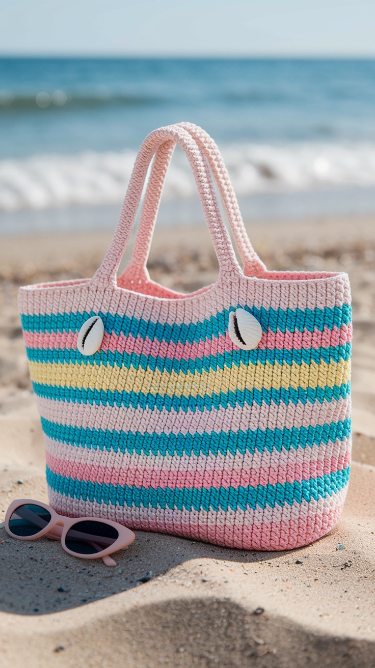 Free Crochet Tote Bag Pattern for Beginners outfit idea