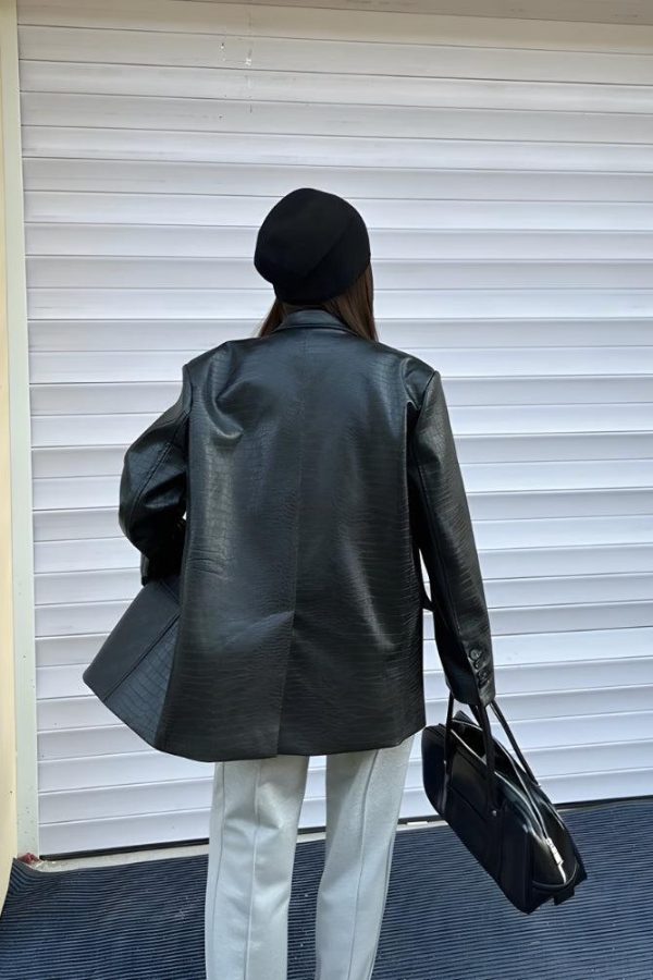 Crocodile Blazer Jacket