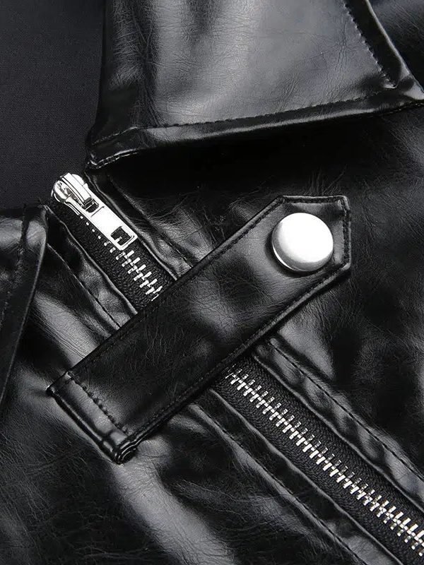 Cropped Biker Jacket