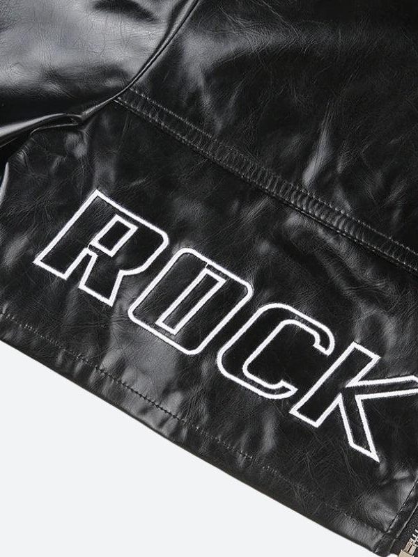 Cropped Biker Jacket