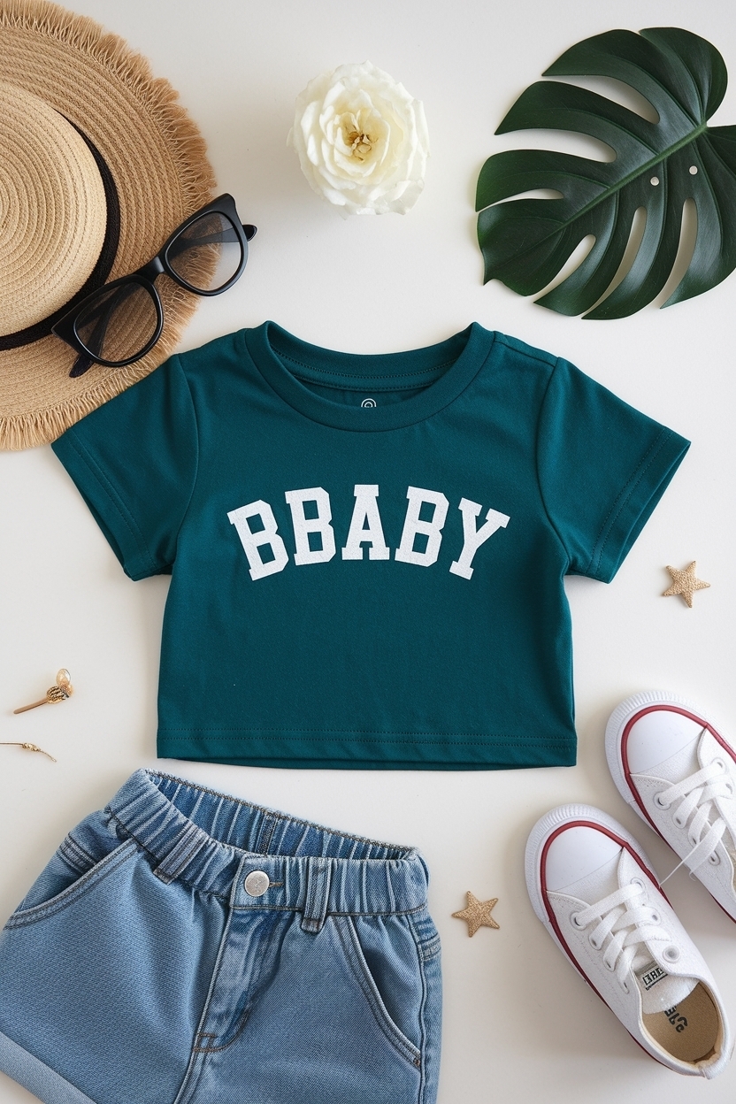 Cropped Baby Tee: The Perfect Summer Essential outfit idea