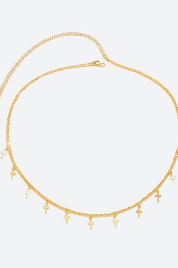 Cross Belly Chain