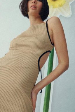 Cut Out Bodycon Maxi Dress