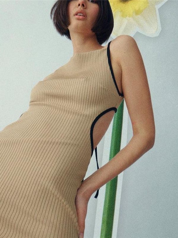 Cut Out Bodycon Maxi Dress