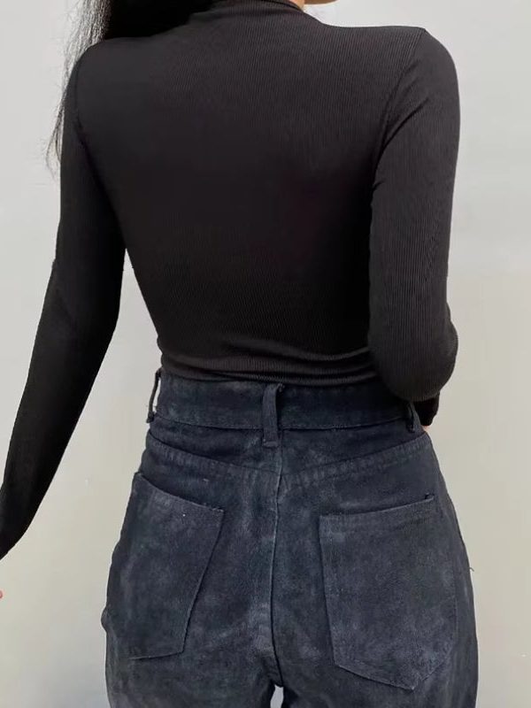 Cut Out Open Front Bodysuit