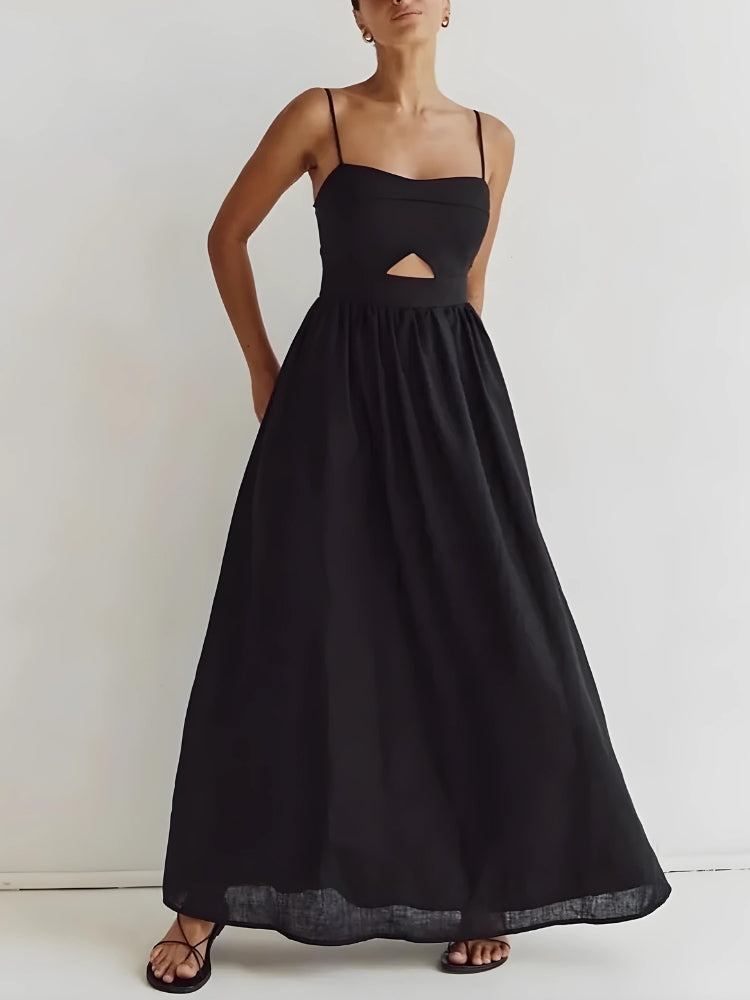 Cut Out Slit Maxi Dress Cut Out Slit Maxi Dress