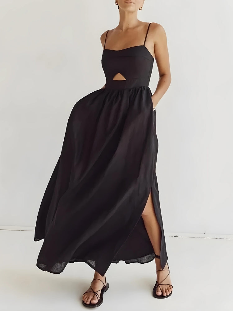 Cut Out Slit Maxi Dress Cut Out Slit Maxi Dress