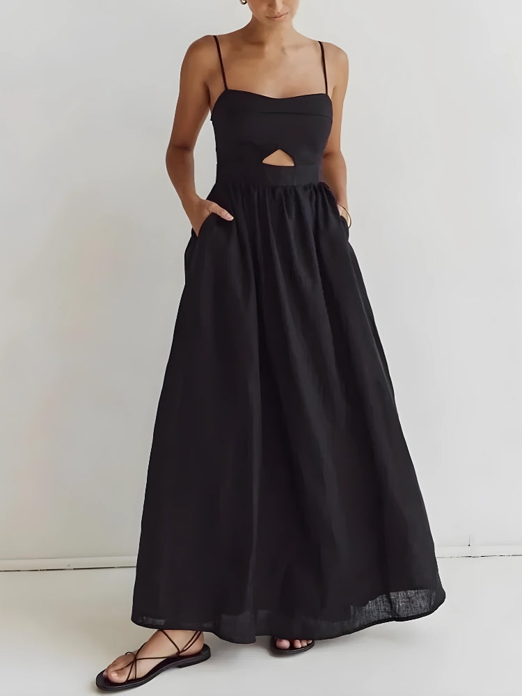 Cut Out Slit Maxi Dress Cut Out Slit Maxi Dress